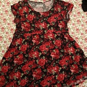 Vintage American apparel floral babydoll dress